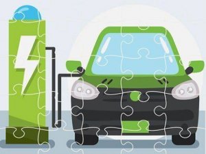 Electric Vehicle Jigsaw Assembly