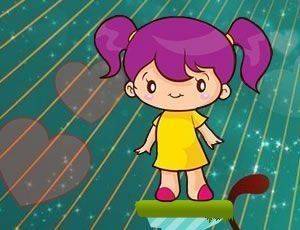 Valentine Girl Jumping Adventure
