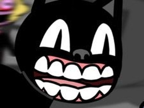 Outrun Cartoon Cat Rhythm Challenge