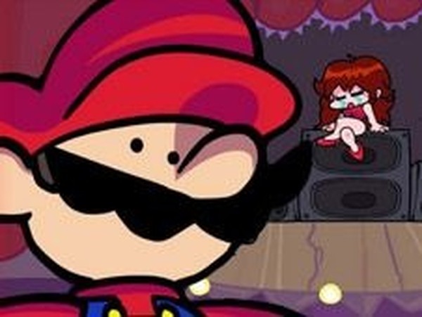 Rhythm Battle with Speedrunner Mario