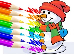 Winter Coloring Book Online Game