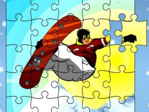 Snowboarder Freestyle Jigsaw Puzzle Game