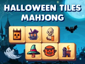 Halloween Tiles Mahjong Online Puzzle Game