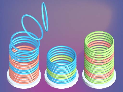Color Slinky Sort Puzzle