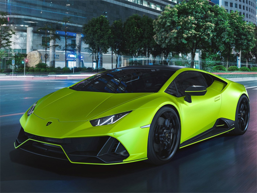 Lamborghini Huracan Evo Slide Puzzle Game