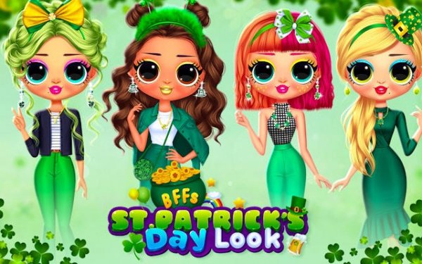 BFF St. Patrick's Day Look: Dress Up Game Online