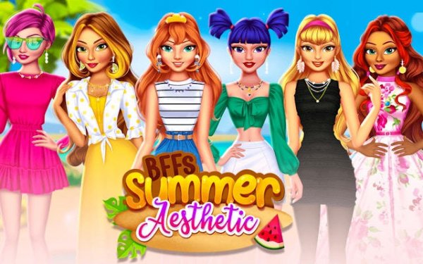 BFFs Summer Aesthetic Fashion Game Online