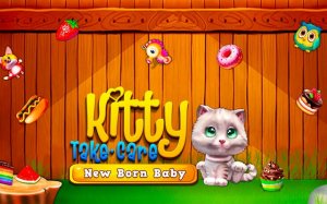 Kitty Take Care New Born Baby - Pet Care Online Game
