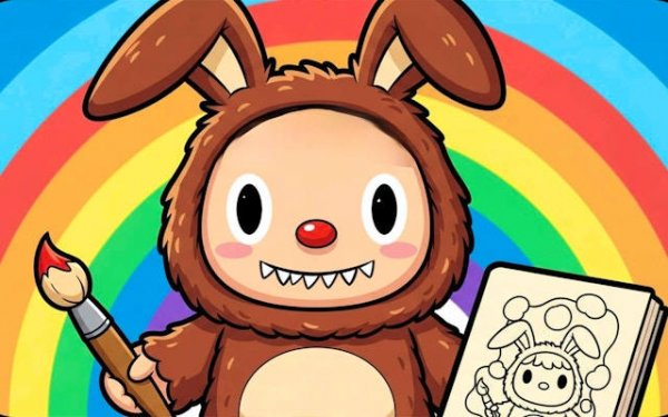 Labubu Coloring Pages Online Game