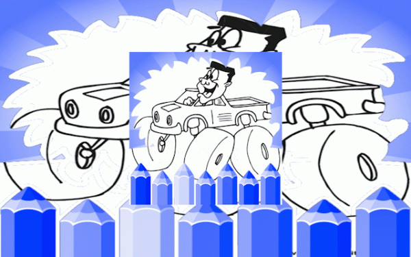 Monster Truck Coloring Book Online Game