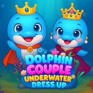 Dolphin Couple Underwater Dress Up Game