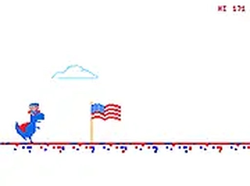 Patriotic Dino Runner